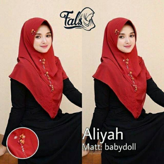 Jilbab ceruti 2 layer