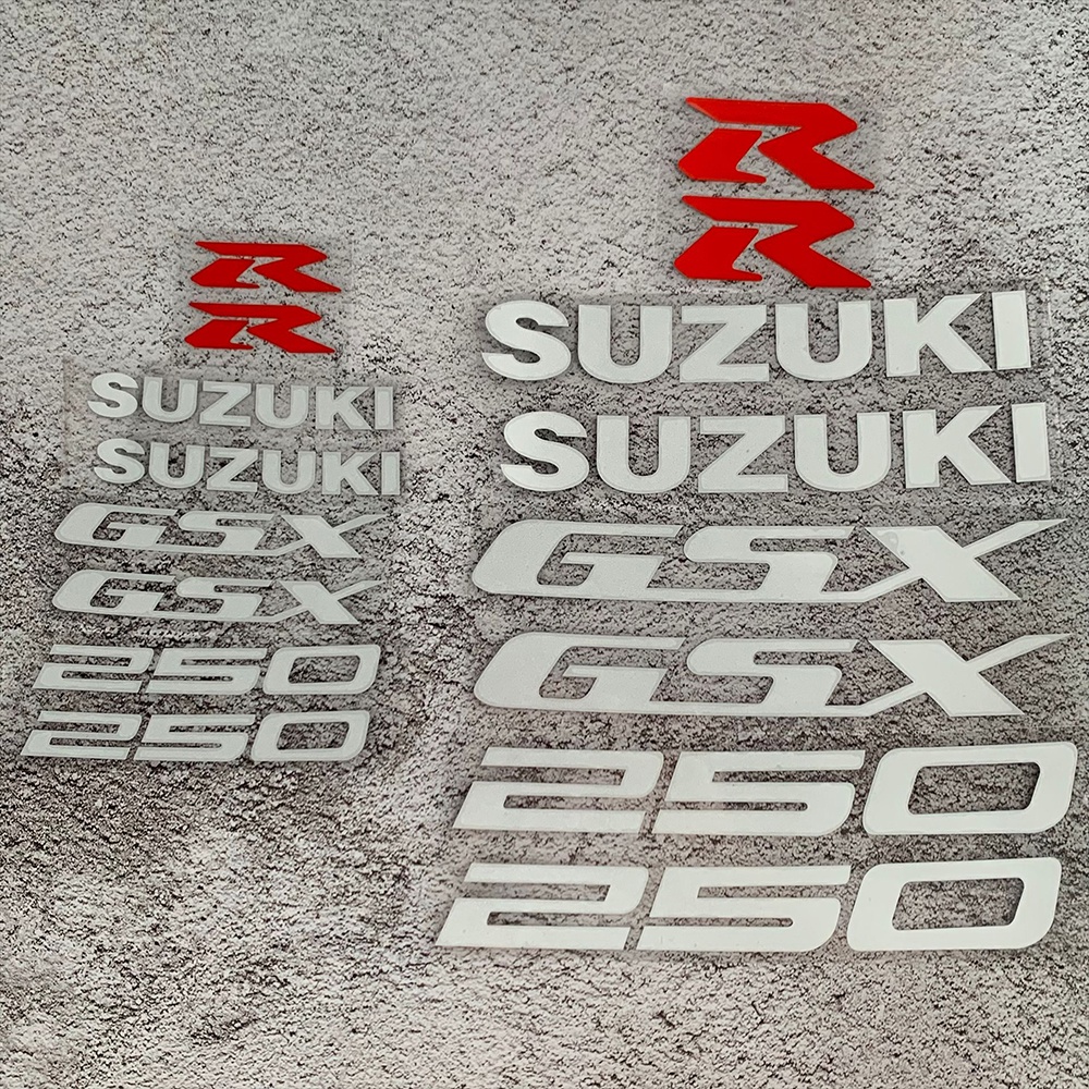 2 Set Sticker Decal Dekorasi Velg Motor SUZUKI GSX250R GSX 250R Motif Garis