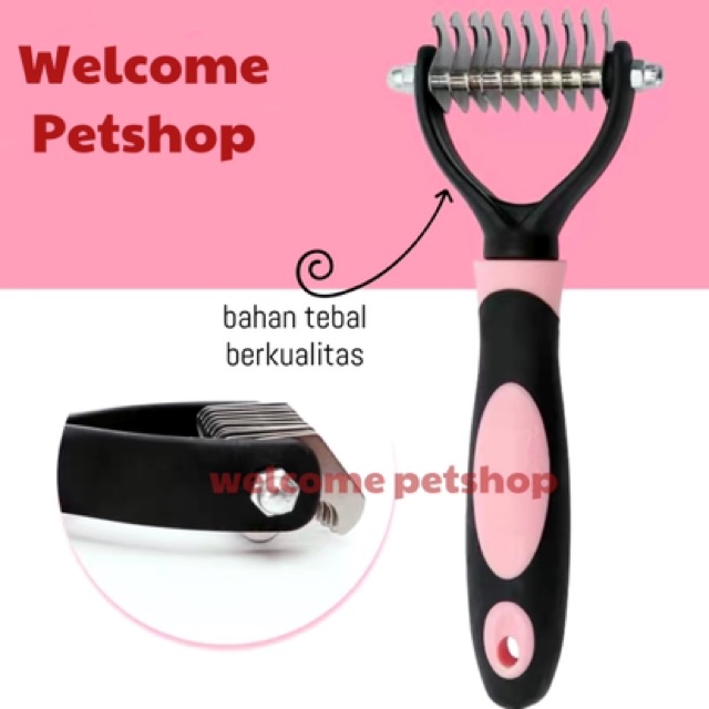 Sisir untuk Anjing &amp; Kucing Grooming Penarik Bulu / Sisir Anjing / Sisir Kucing