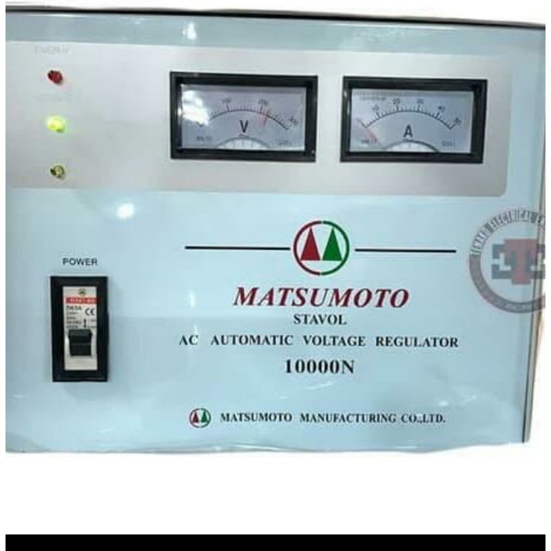 stabilizer 10000 watt 10kva stabil 10 kva matsumoto stavol stavolt 10.000w 10000 watt