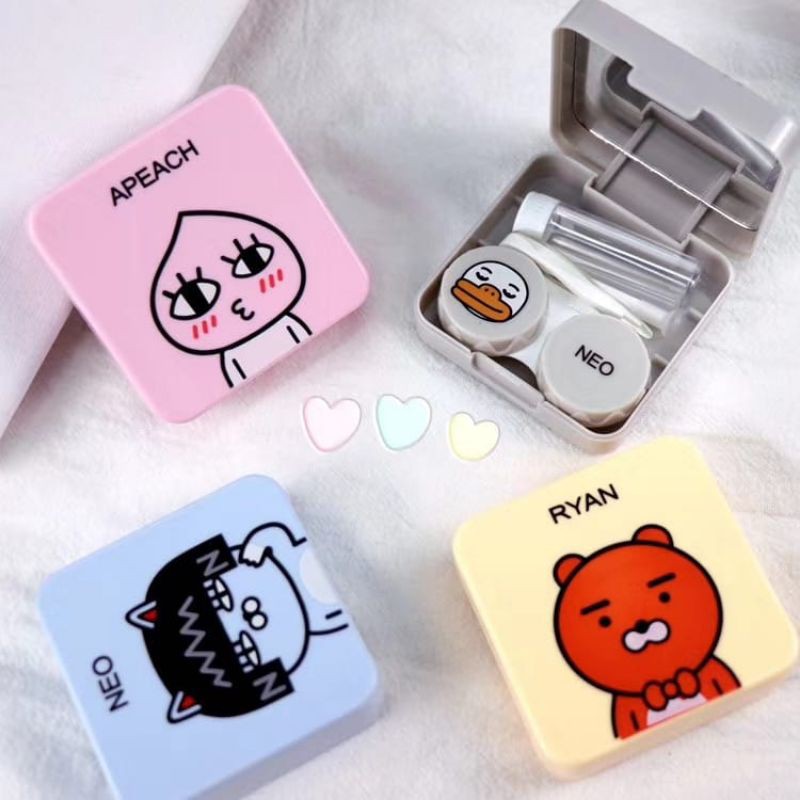 Promo Kotak Softlens Kaca + Botol (kakao) ARpdQGsoE93Xa