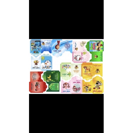 

amplop lebaran lembaran belum di lem