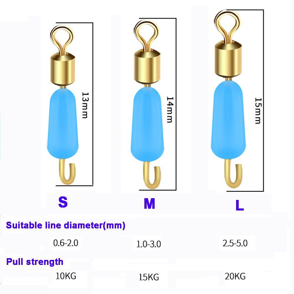 Alat Pelampung Pancing Agustina Alat Pelampung Link Cepat Silicone Fishing Gear Rotating Copper Head Connector