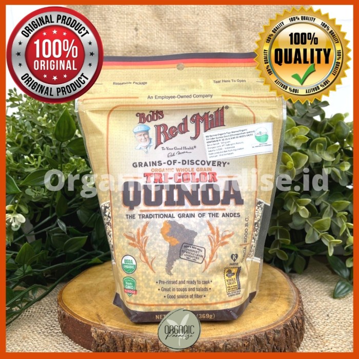 

Premium Bob's Red Mill Organic Tricolour Quinoa 369 gram