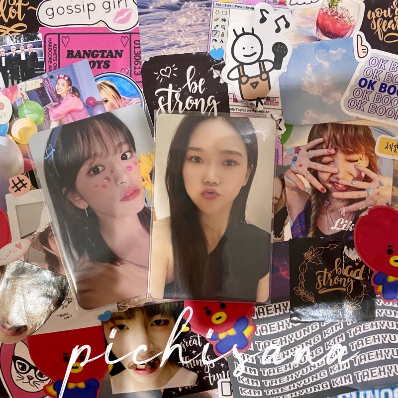 BOOKED Pc Yujin Sunflower Oneiric Diary Iz*one (pair)