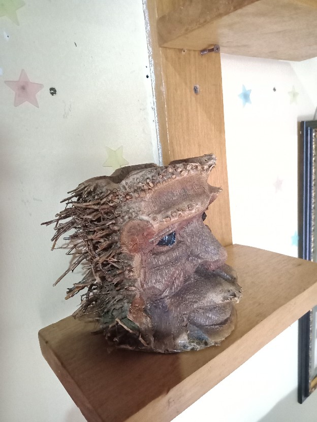 Asbak Unik Dari Akar Bambu Ukiran Bali