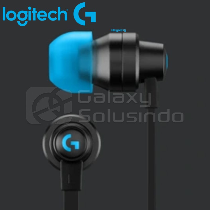 Logitech G333 Black In-Ear Gaming Earphone - Hitam