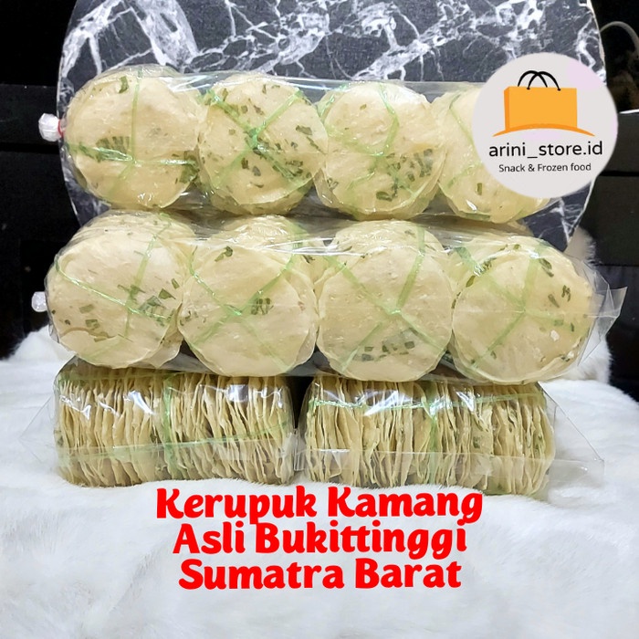 

MURAH Kerupuk Kamang/Kerupuk Singkong Bukittinggi Mentah 1 Pack isi 4 ikat