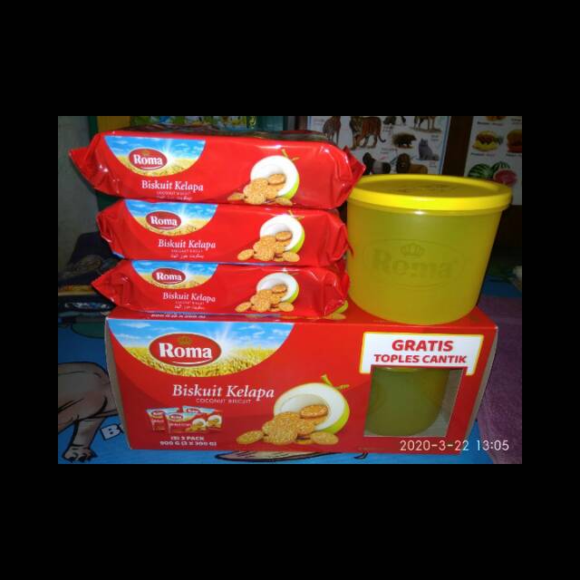 

Biskuit Roma + toples cantik