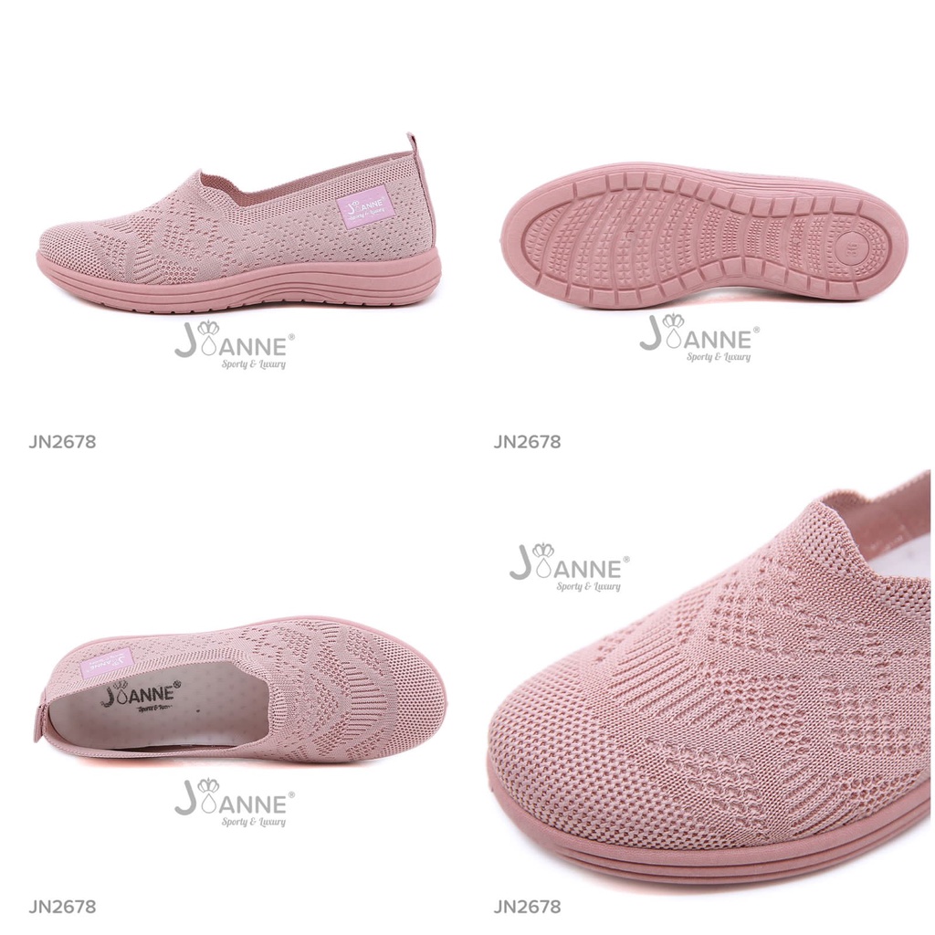 JOANNE FlyKnit Flat Shoes #JN2678 ORIGINAL