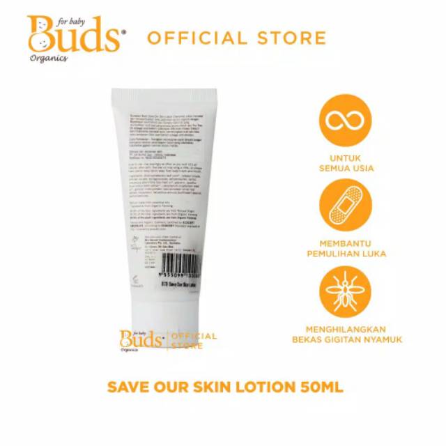 Buds Organics BCO (PUTIH)- Save Our Skin Lotion Cherished 50ml