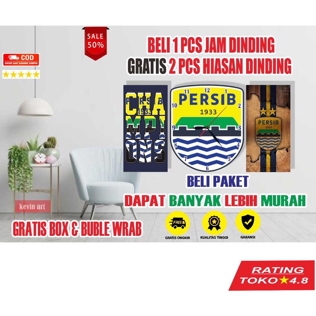 JAM DINDING BESAR KAYU UNIK LOGO PERSIB BANDUNG CUSTOM TEMPEL DINDING AESTHETIC KARAKTER KALIGRAFI AESTHETIC MURAH BAGUS 3d DEKORASI DINDING MINIMALIS 1 SET MEWAH WALL DECOR KOLEKSI HADIAH KADO PERNIKAHAN ULANG TAHUN WISUDA KOLEKSI KLUB BOLA NASIONAL