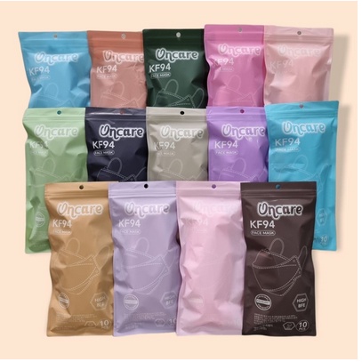 AKIKO SHOP KF94 ONCARE Warna 1 pack isi 10pcs Kf94 Face Mask high bfe