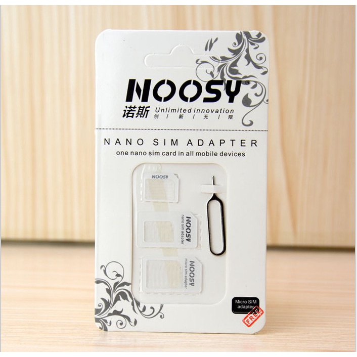 SIM Card Adapter 4 In 1 Micro Sim Card Nano Adapter Sim Adaptor for Smart Phone / Adapter Sim Card Nossy