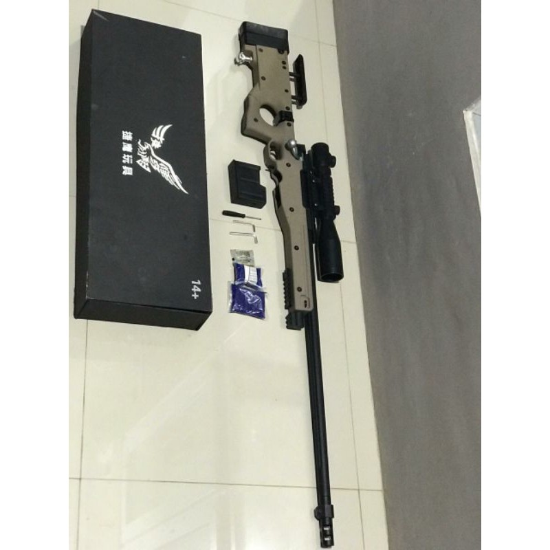 (PREMIUM) JY AWM L96 Metal Swift Hawk Water Gel Gun Second like new 98%