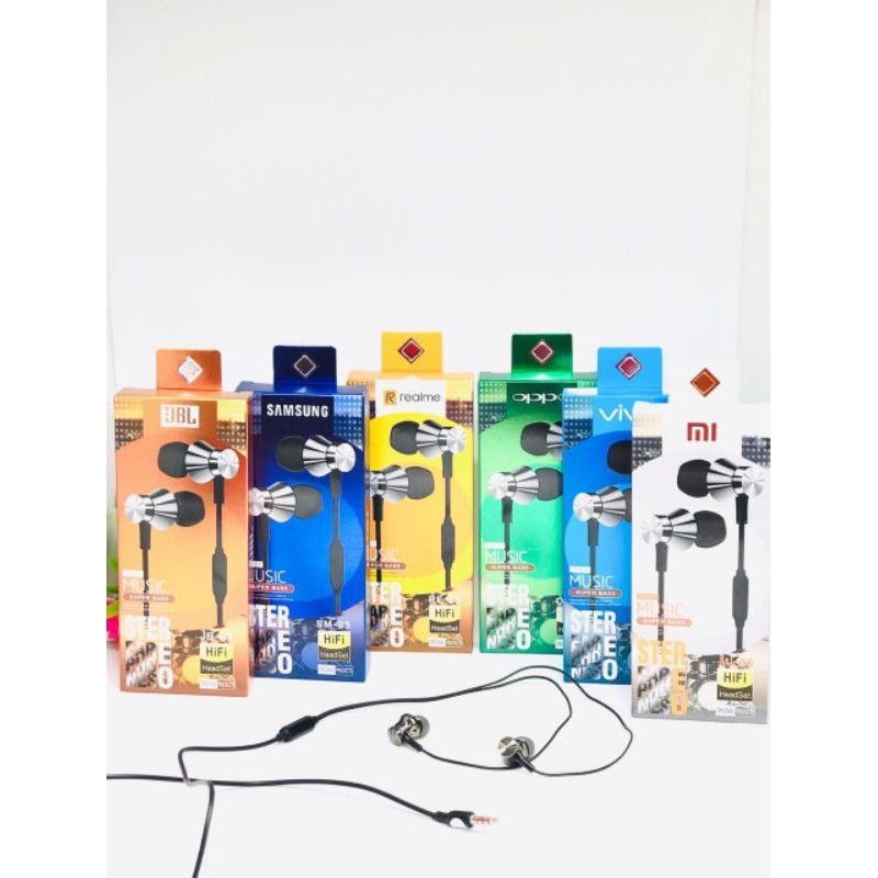 HEADSET OPPO STEREO HANDSFREE EARPHONE OPPO STEREO
