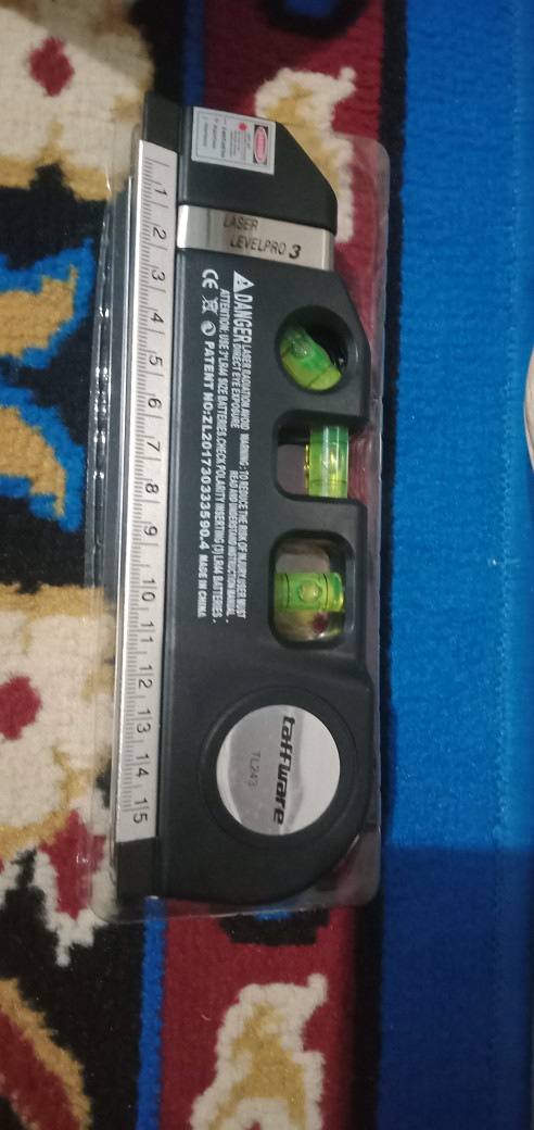 Meteran Multifungsi Waterpass Laser Level Vertikal Horizontal Meter Alat Pengukur Mengukur Perkakas