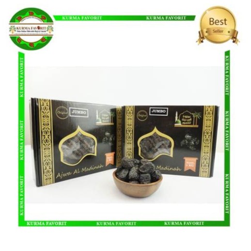 

KURMA AJWA MADINAH JUMBO 1KG