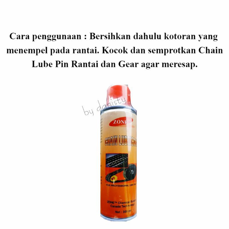 Chainlube zone pelumas rantai