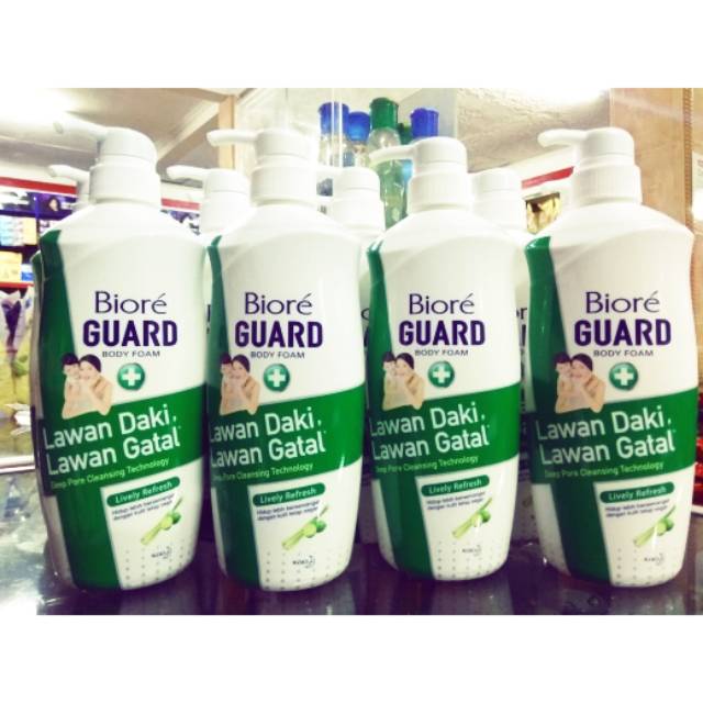 BIORE GUARD BODY FOAM KEMASAN BOTOL PUMP 550ML