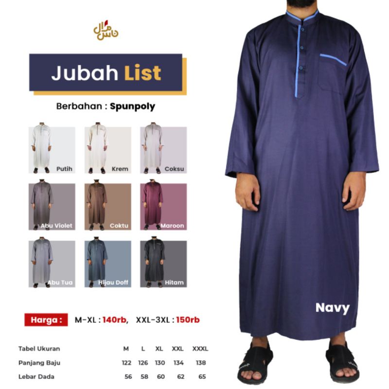 Jubah Gamis Pria Dewasa Lengan Panjang Model List Terlaris Jubah Gamis Pria Dewasa Lengan Panjang Model List Terlaris