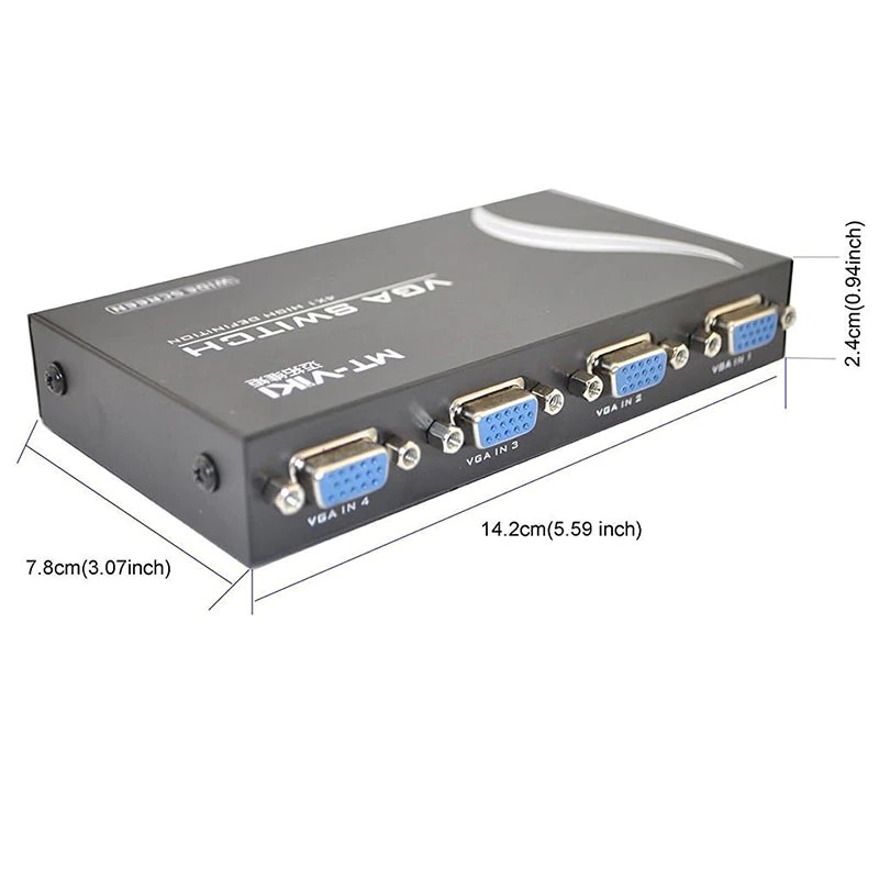 VGA SWITCH HD 1 TO 4  MANUAL 4 PORT