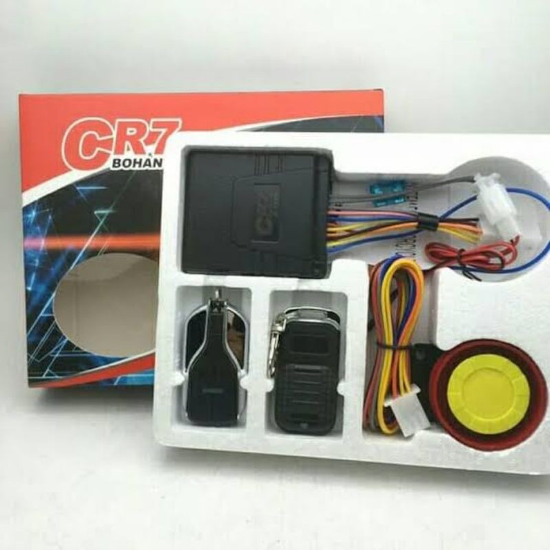 remot alarm motor cr7