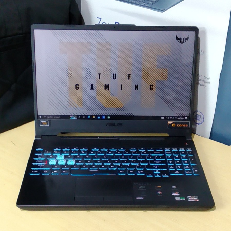 Asus TUF A15 FX506IV Ryzen 9 4900H RAM 8GB SSD 512GB NVIDIA RTX2060 6GB Layar 15,6" IPS FHD 144Hz