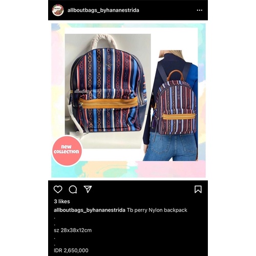 Tb perry backpack nylon