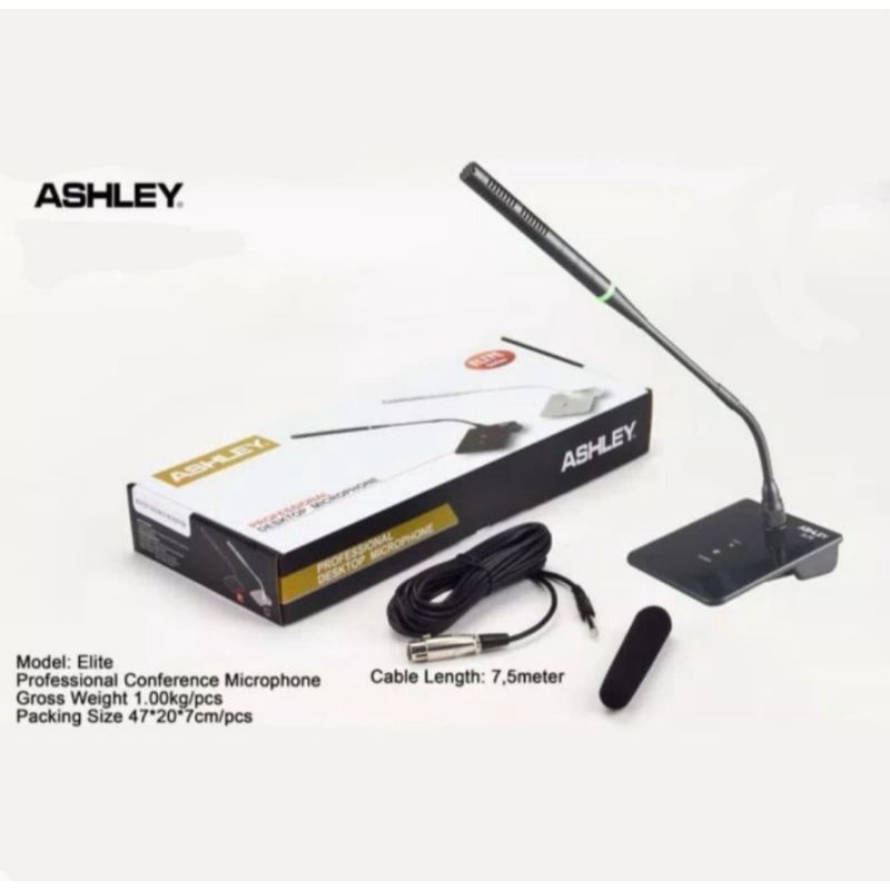 Microphone ASHLEY Elite Mikrofon Meja Original