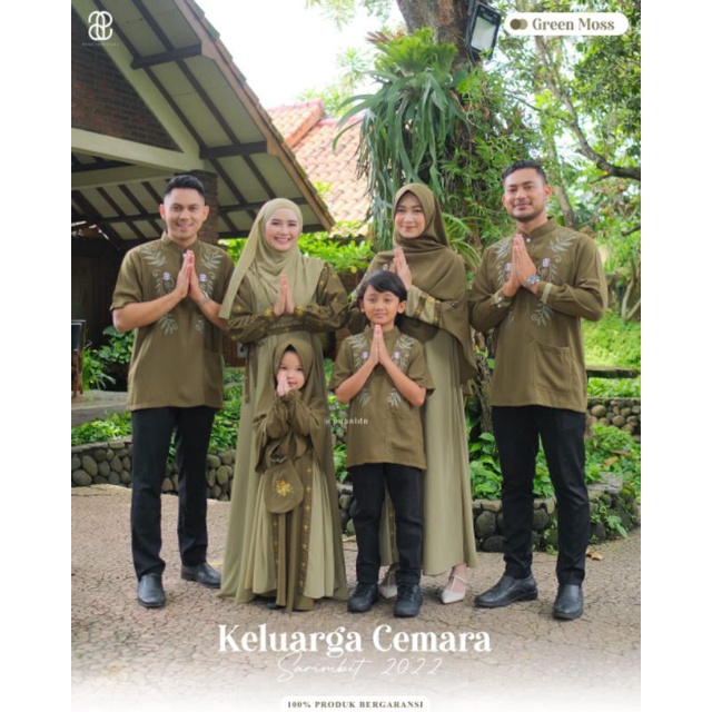 Sarimbit Keluarga Cemara by Puan - Abaya set Khimar ceruty (EST. READY 5 APRIL 2022)