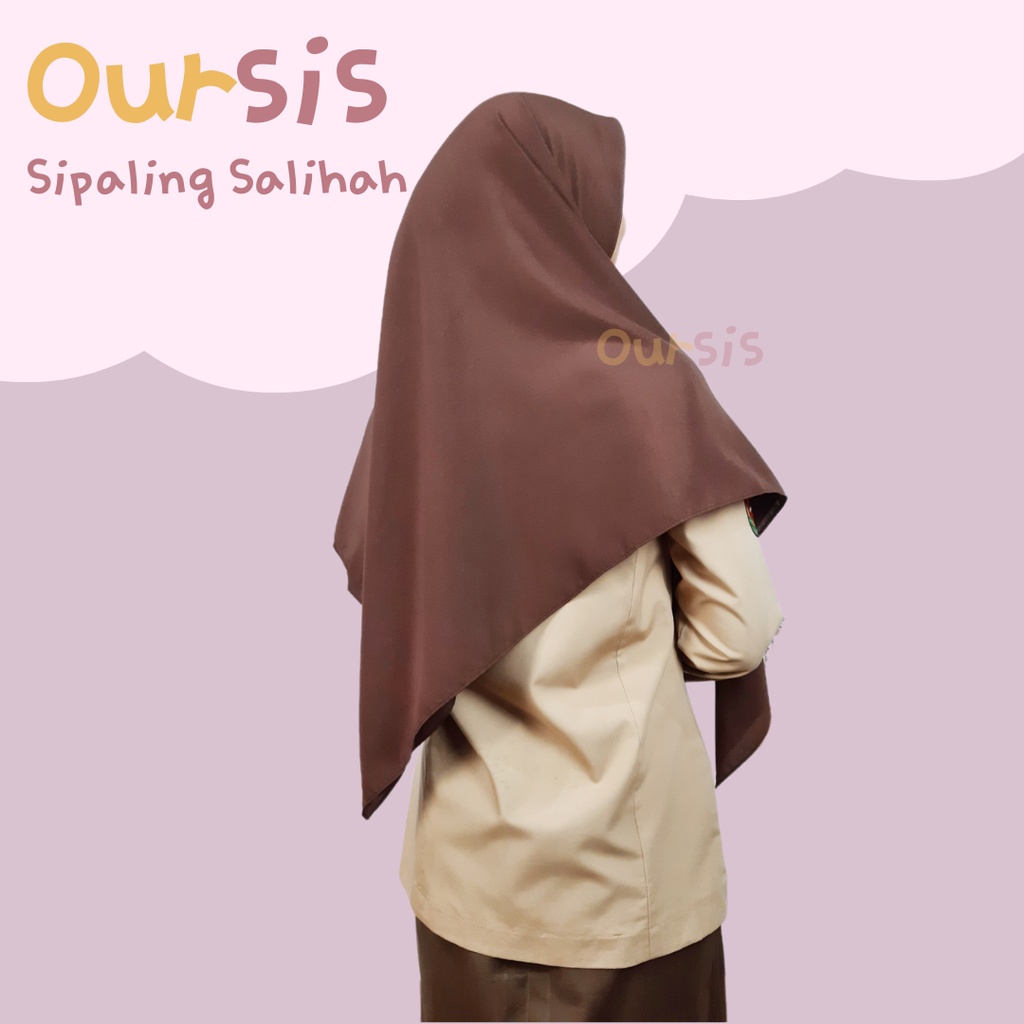 ᴏᴜʀꜱɪꜱ Kerudung Sekolah Segi Empat 130 | SiPALING SALIHAH