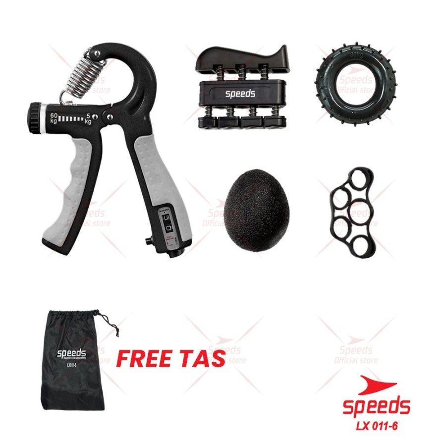 SET Hand grip Set 5-60Kg powerwrist Finger Exercise SPEEDS ORIGINAL LX09-8 / 011-6-7