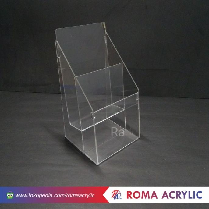 

Office & Stationery | Document Organizer | Tempat Brosur Susun/Akrilik Brosur A5 2 Susun | Best Seller