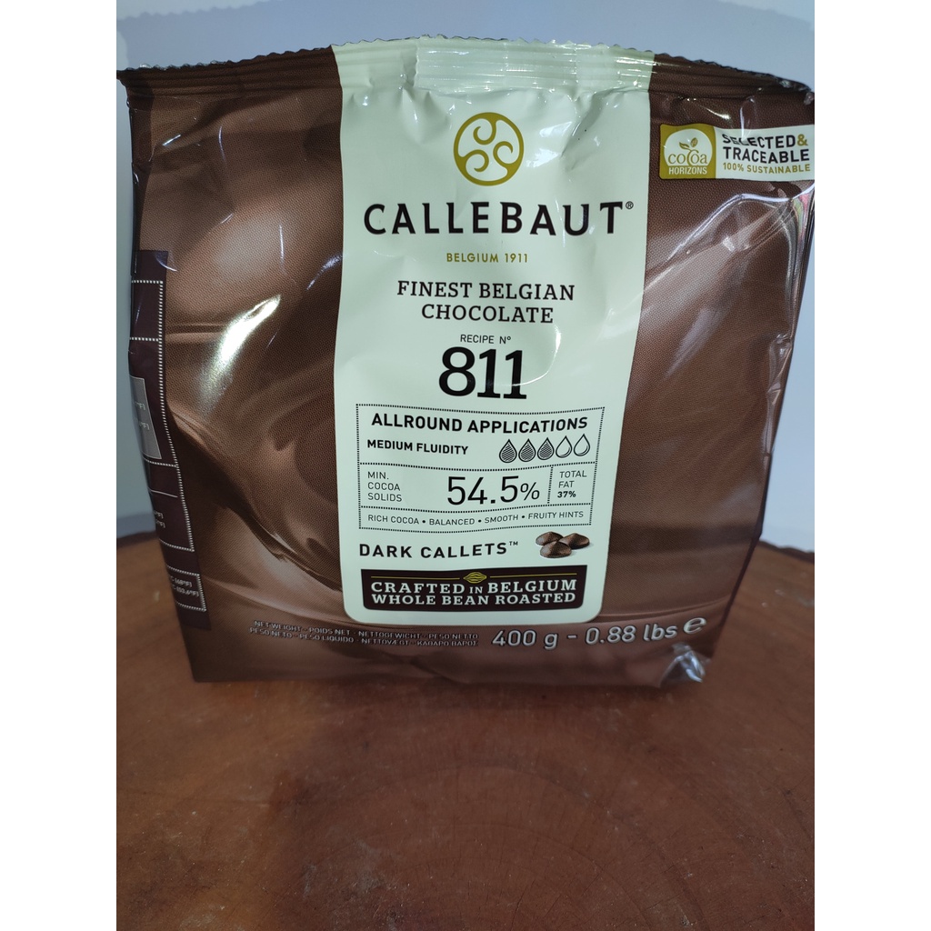 

ORIGINAL Callebaut Dark Chocolate Couverture Callets 811 54,5% 400g