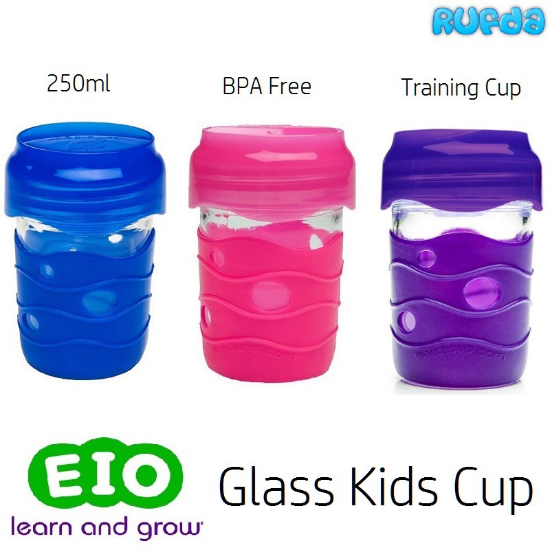 EIO Kids Training Cup Cangkir Latih Anak Kaca/Glass