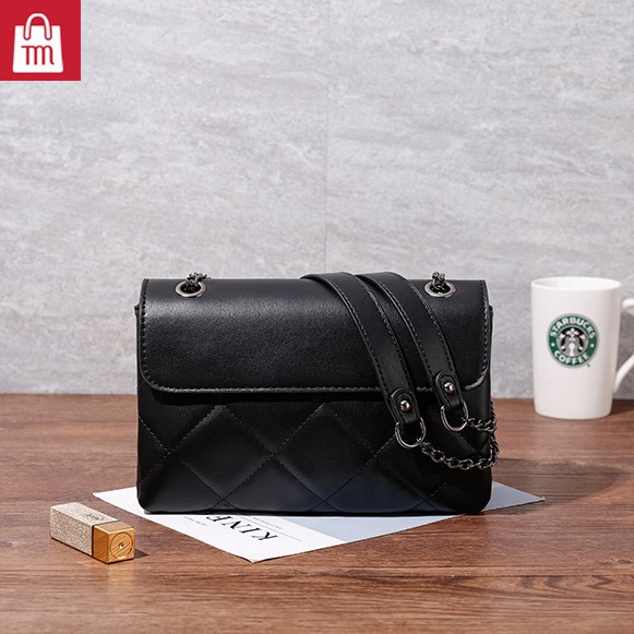 Tas Selempang Wanita Evening Bag Tali Mix Rantai Sintetis Fashion Import Shoulder Bag Kekinian Berkualitas Traco