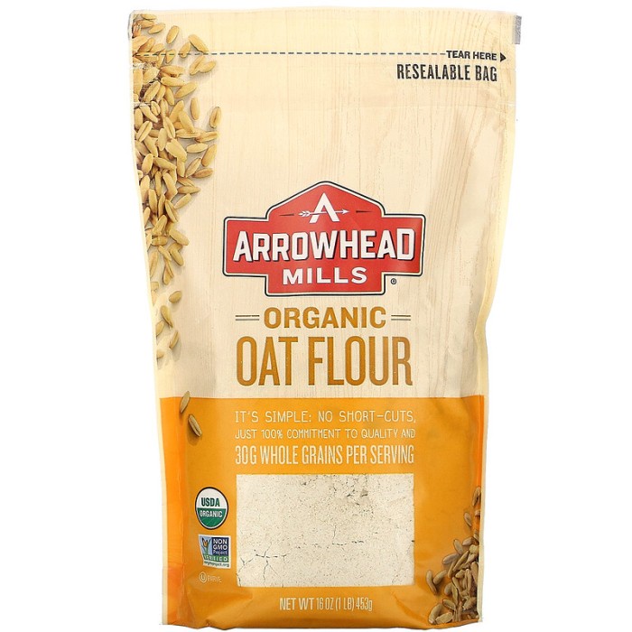 

BISA COD Arrowhead Mills, Organic Oat Flour (453 g)