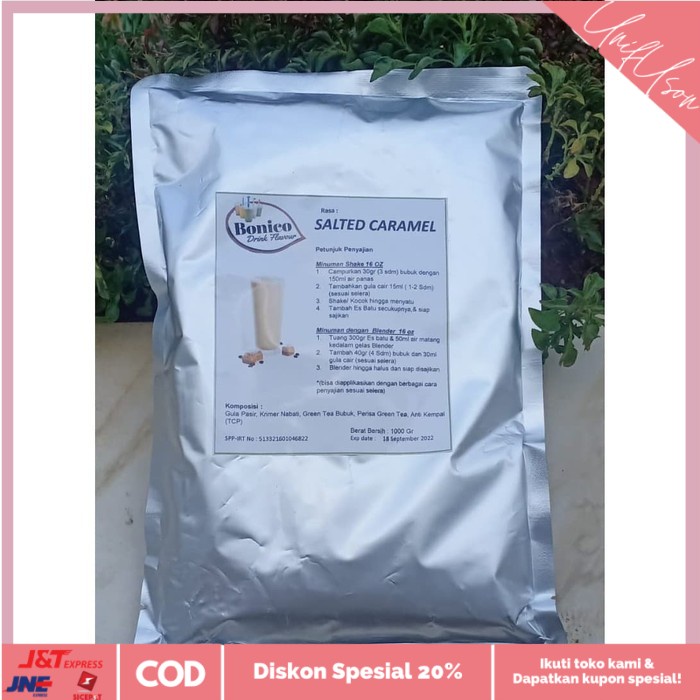 

⭐COD⭐ Bubuk Minuman Aneka Rasa 1 kg BONICO SALTED CARAMEL - SALTED CARAMEL