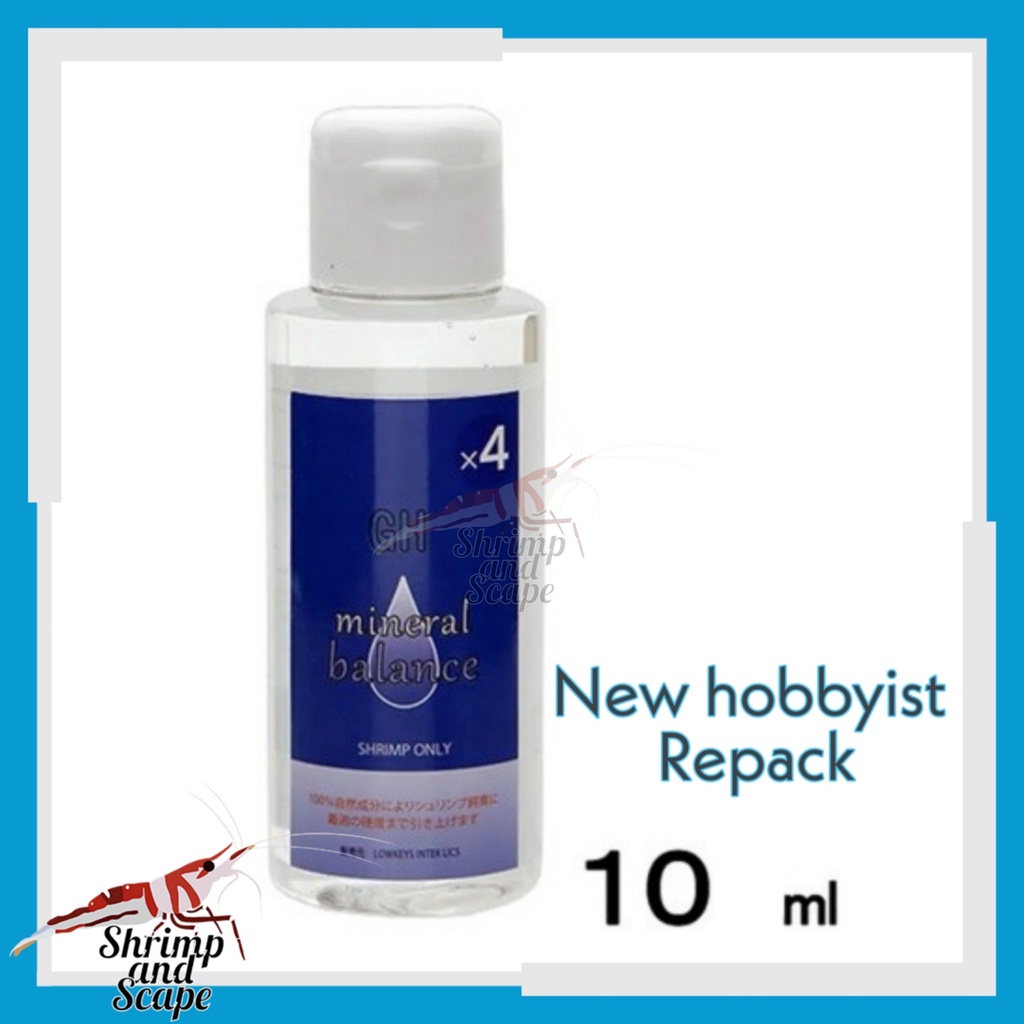 [Repack 100% Pure] Lowkeys Mineral Balance x4 10ml GH Booster GH+ Mineral Udang