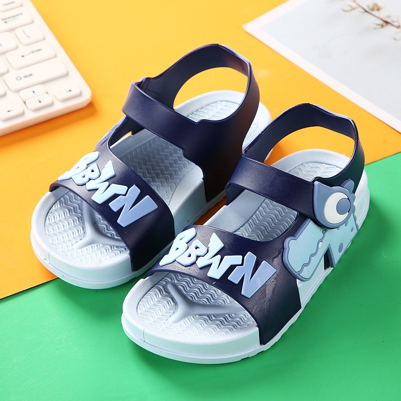 HappyOliver BBWN DINO 33+1 Sandal gunung Sepatu Sandal Anak Laki Laki Model Lucu 3-8 Tahun Import