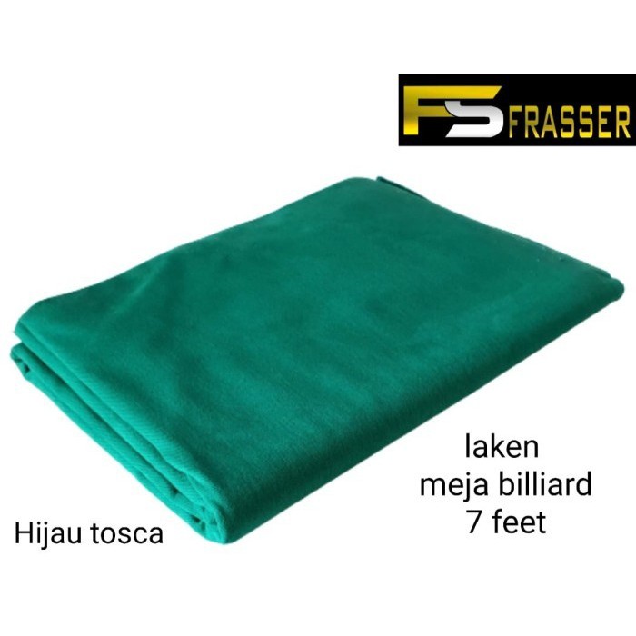 Frasser Laken Kain Meja Billiard Karpet Meja Billiard 7 feet hijau tosca sms