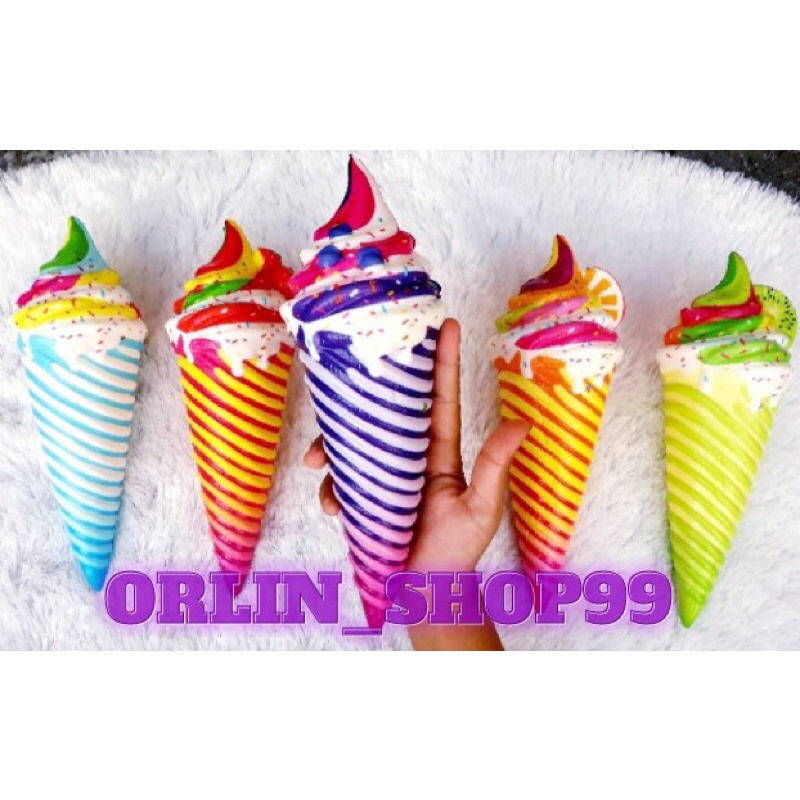 SQUISHY ICE CREAM DAN BTS (BT21) MURAH DISKON