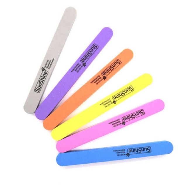 SUNSHINE Buffer Lurus s100/180 washable disinfectable buffer kikir asah kuku manicure pedicure