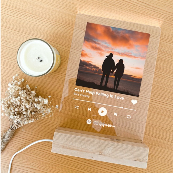 

Custom LED Acrylic Album Art Spotify Song