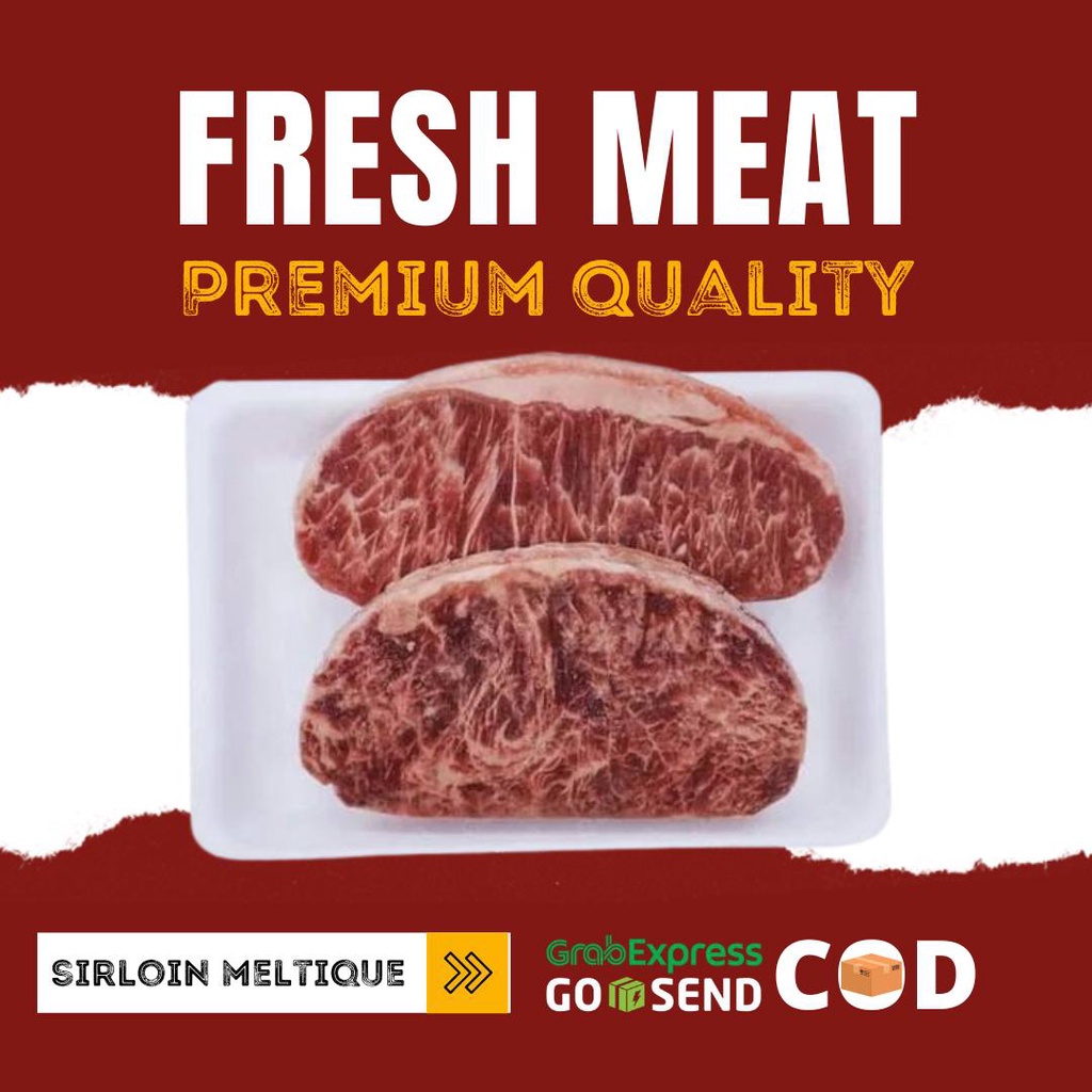 

Daging Sapi Sirloin Steak Import US Beef Grade A