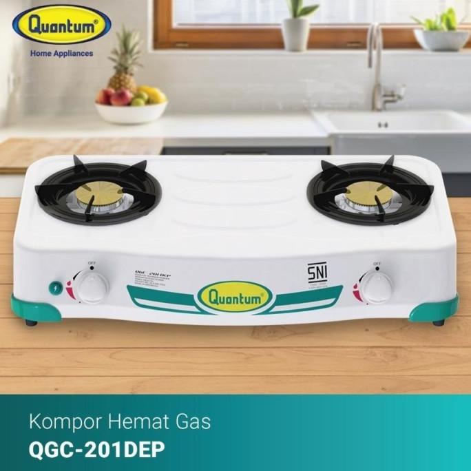 Kompor Gas Quantum 2 Tungku Qgc-201 Dep Kompor Gas 2 Tungku Quantum Kg34535