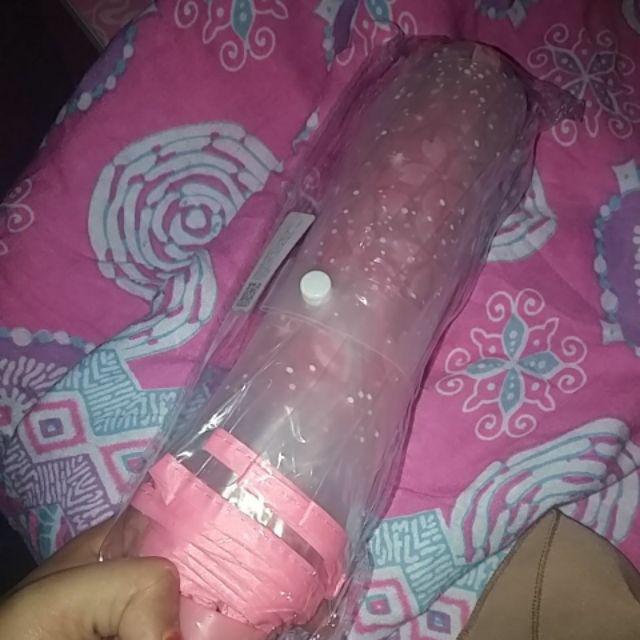 Payung Lipat Jepang Motif Transparan Cherry Blossom