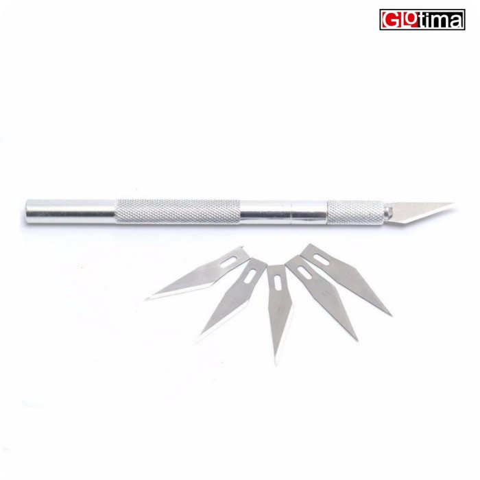 

UKIR-ALAT- PISAU UKIR SENI HOBBY CRAFTING ART KNIFE METAL HANDLE -ALAT-UKIR.