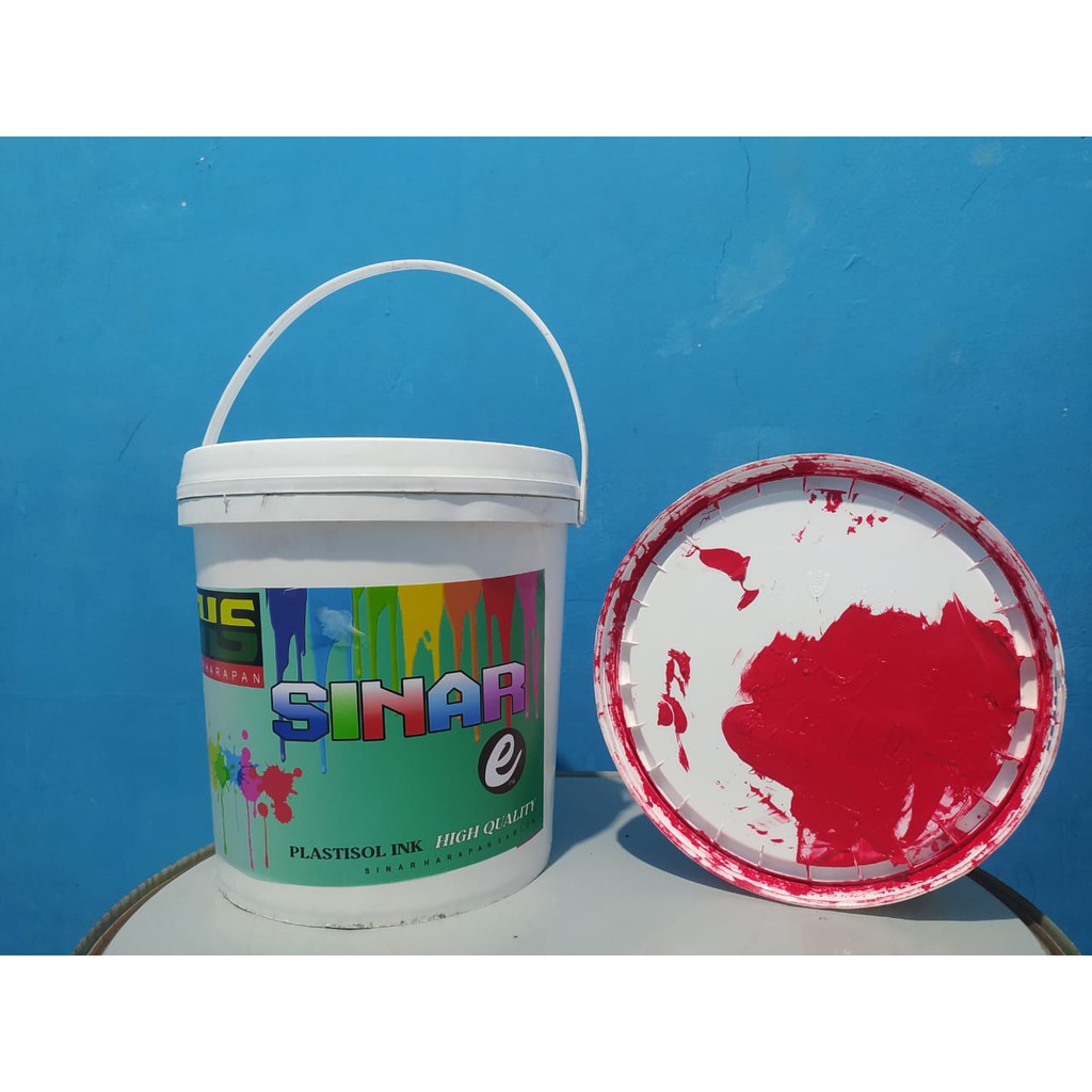 

pastisol economis sinar harapansablon warna merah kemasan 5kg